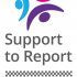 Support to report logo Don't stay silent on hate crime