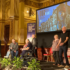 PPPs perform on stage in Glasgow's City Chambers.